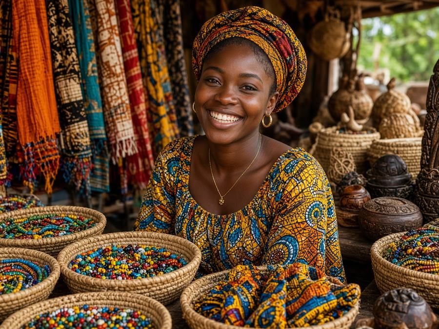 Vendeuse ivoirienne